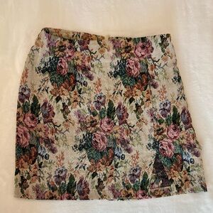 Floral Tapestry Skirt